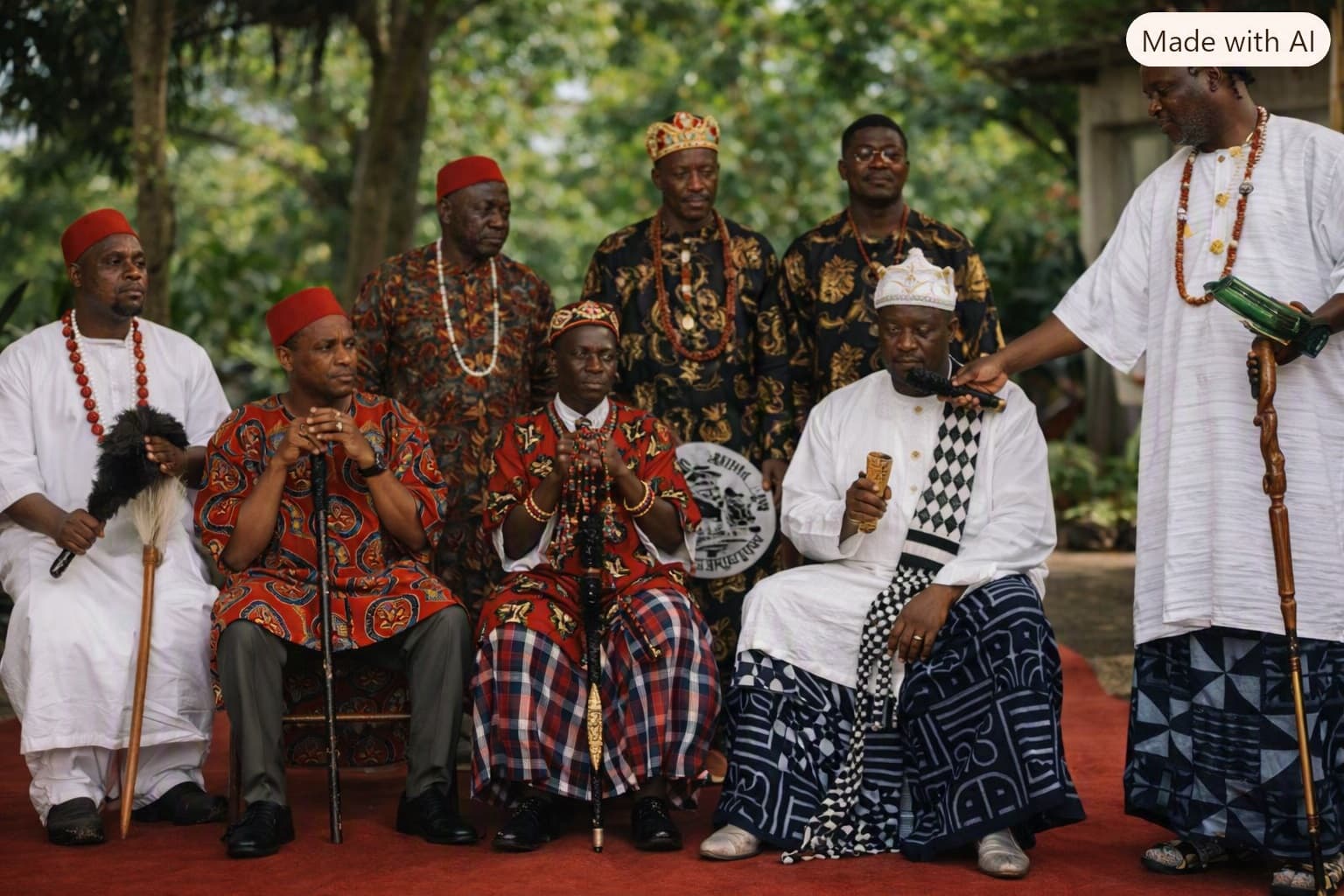 Egbu elders sharing a joyful moment together