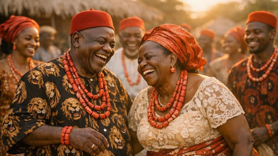 Egbu elders sharing a joyful moment together